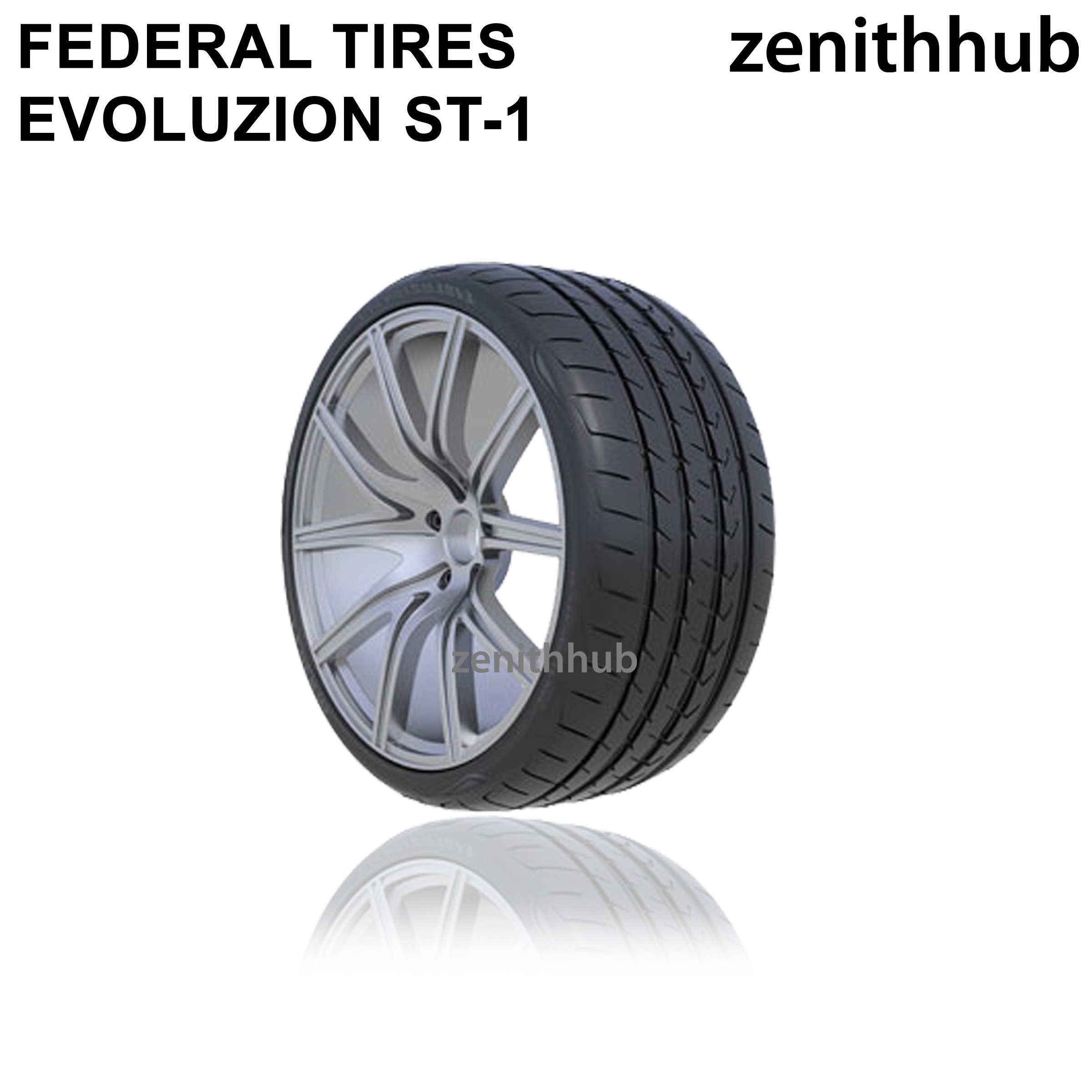 Tire Federal Evoluzion ST-1 255/40ZR20 255/40R20 101Y XL High Performance 