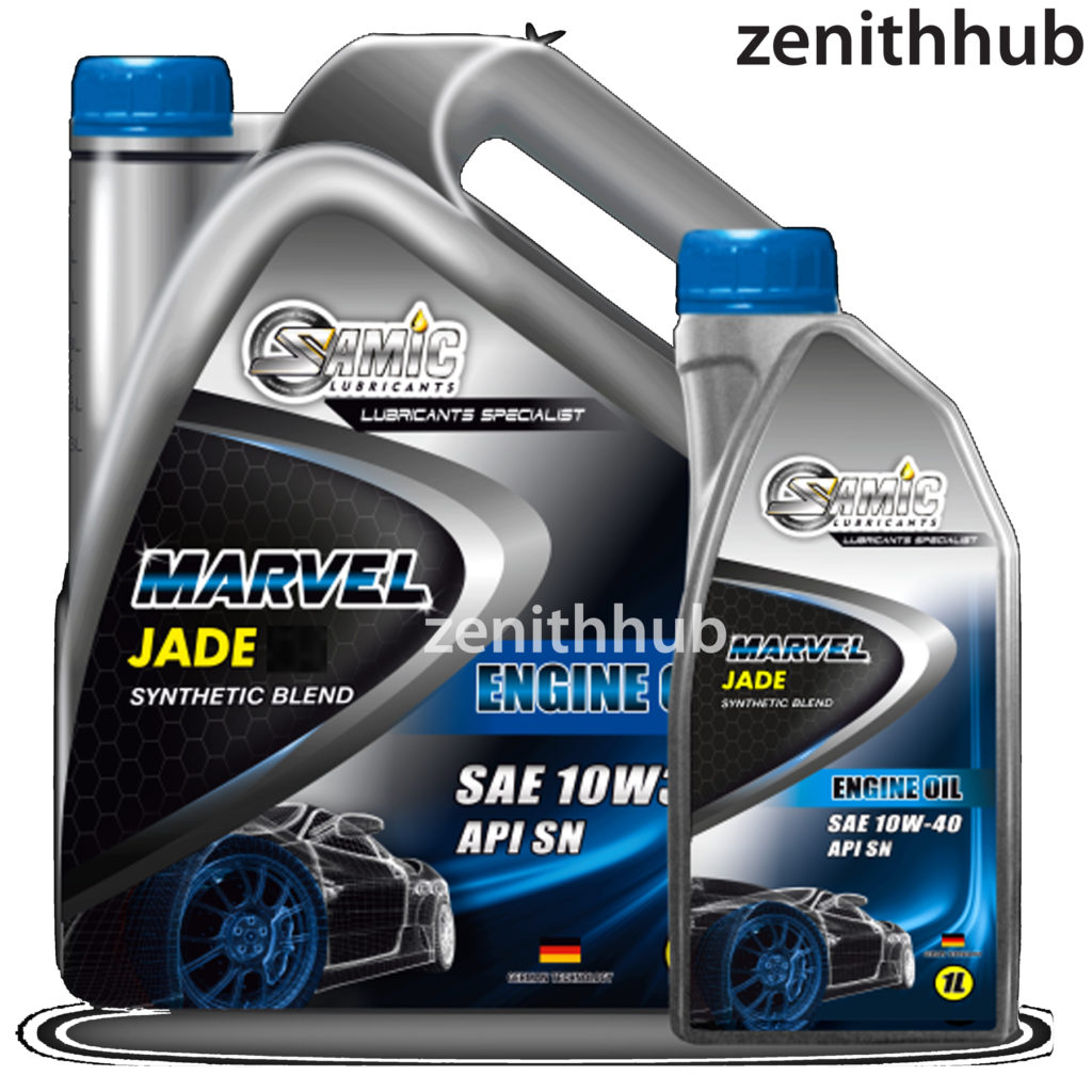 Samic Marvel Jade 10W40 SN – Synthetic Gasoline Engine Oil – Zenith Hub