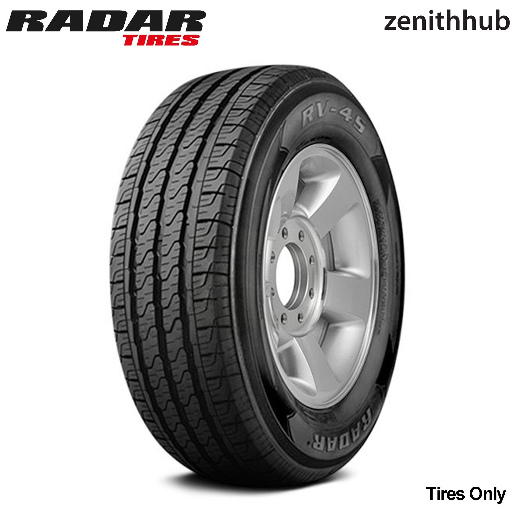 Pneu été Radar Argonite RV4 215/65 R15C 104/102T - Pour Camionnette, Usage Estival