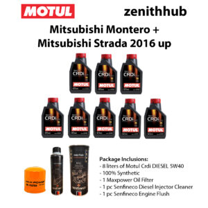 MOTUL DIY Oil Change Package Mitsubishi Montero / Strada  (2016 - 2025)
