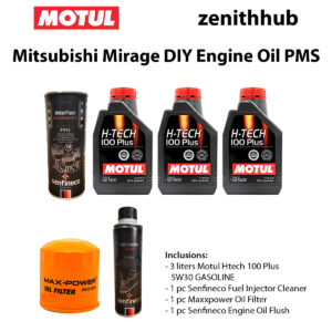 MOTUL DIY Oil Change Package Mitsubishi Mirage (All Models)