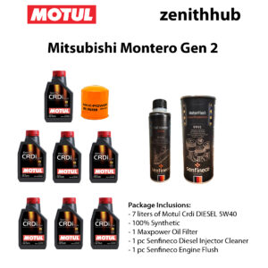 MOTUL DIY Oil Change Package Mitsubishi Montero / Strada  (2010 - 2015)