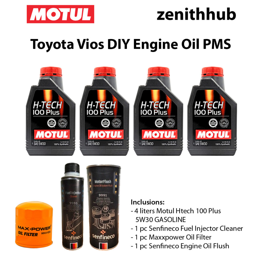 Model Pic Oil. Add MOTUL DIY Oil Change Package Toyota Vios (All Models) – Zenith Hub