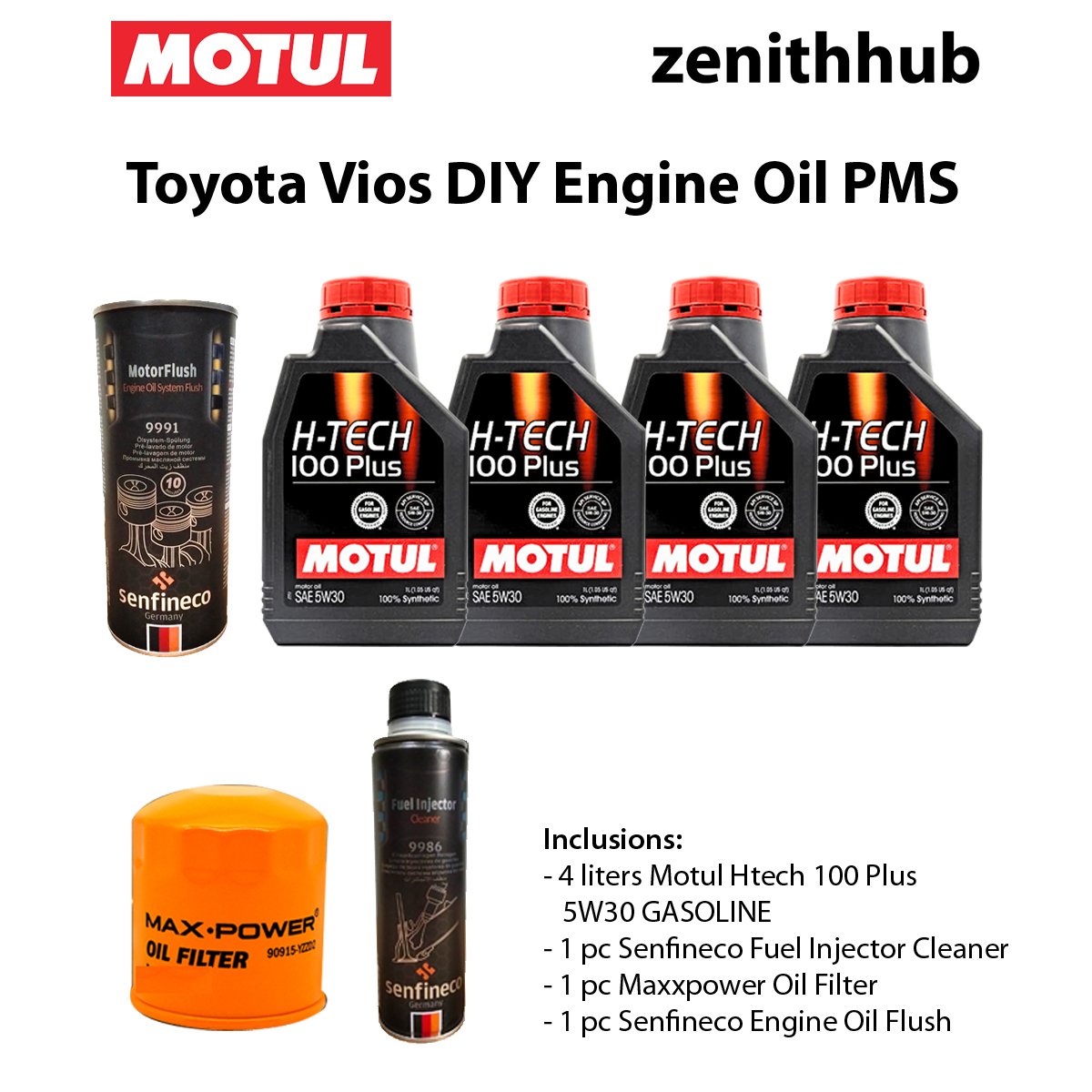 MOTUL DIY Oil Change Package Toyota Vios (All Models) - Image 3