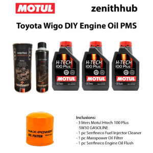 MOTUL DIY Oil Change Package Toyota Wigo (All Models)
