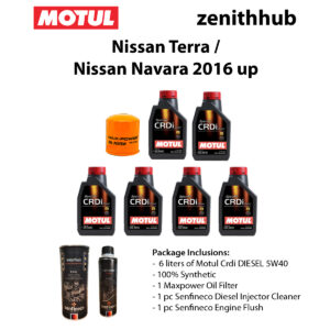 MOTUL DIY Oil Change Package Nissan Terra /Navara  (2016 - 2025)